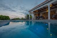 cool swimming pool of Saint Barth Villa Alouette luxury holiday home, vacation rental