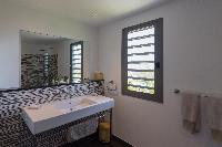 clean lavatory in Saint Barth Villa Lagon Vert luxury holiday home, vacation rental