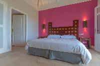 fresh bedroom linens in Saint Barth Villa Petit Lagon luxury holiday home, vacation rental