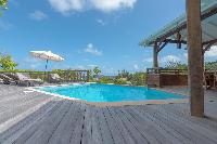 cool swimming pool of Saint Barth Villa Petit Lagon luxury holiday home, vacation rental
