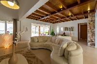 cool sitting area in Saint Barth Villa La Roche Dans l'Eau luxury holiday home, vacation rental