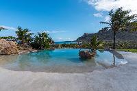 cool swimming pool of Saint Barth Villa La Roche Dans l'Eau luxury holiday home, vacation rental