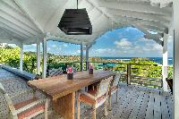 awesome sea view from Saint Barth Villa Lagon Bleu luxury holiday home, vacation rental