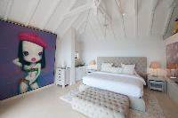 pristine bedding in Saint Barth Villa Gouverneur Dream luxury holiday home, vacation rental