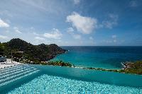 cool infinity pool of Saint Barth Villa Gouverneur Dream luxury holiday home, vacation rental