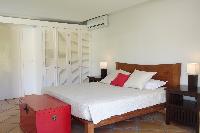 fresh bedroom linens in Saint Barth Villa La Colline luxury holiday home, vacation rental