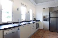 modern kitchen appliances in Saint Barth Villa La Colline luxury holiday home, vacation rental