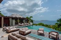 beautiful sea view from Saint Barth Villa Castle Rock luxury holiday home, vacation rental