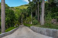 lush surroundings of Saint Barth Villa Castle Rock luxury holiday home, vacation rental