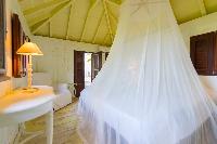 clean bedroom linens in Saint Barth Villa Lama luxury holiday home, vacation rental