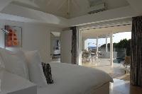 fresh bedroom linens in Saint Barth Villa Wastra luxury holiday home, vacation rental
