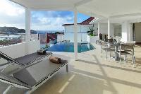 cool lanai of Saint Barth Villa Wastra luxury holiday home, vacation rental