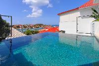 cool swimming pool of Saint Barth Villa Wastra luxury holiday home, vacation rental
