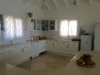 contemporary kitchen of Saint Barth Villa Milonga luxury holiday home, vacation rental