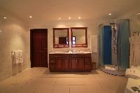 elegant bathroom in Saint Barth Villa Rising Sun holiday home, luxury vacation rental
