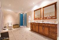awesome bathroom in Saint Barth Villa Rising Sun holiday home, luxury vacation rental
