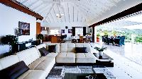 incredible ceiling of Saint Barth Villa Rising Sun holiday home, luxury vacation rental