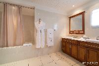 clean bathroom with tub in Saint Barth Villa Rising Sun holiday home, luxury vacation rental