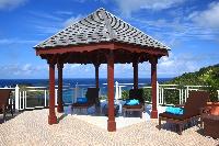 cool gazebo of Saint Barth Villa Rising Sun holiday home, luxury vacation rental