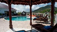 cool pergola of Saint Barth Villa Rising Sun holiday home, luxury vacation rental