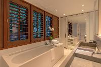 pristine bathtub in Saint Barth Villa Sereno 2 luxury holiday home, vacation rental