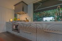 modern kitchen appliances in Saint Barth Villa Sereno 2 luxury holiday home, vacation rental