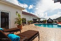 awesome poolside of Saint Barth Villa The Panorama Estate luxury holiday home, vacation rental