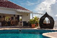 amazing poolside of Saint Barth Villa The Panorama Estate luxury holiday home, vacation rental