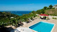 fantastic sea view from Saint Barth Villa The Panorama Estate luxury holiday home, vacation rental