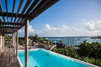 cool deck of Saint Barth Villa Sereno 1 luxury holiday home, vacation rental