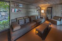 cool sitting area in Saint Barth Villa Sereno 1 luxury holiday home, vacation rental