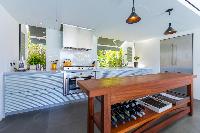 cool kitchen of Saint Barth Villa Sereno 1 luxury holiday home, vacation rental