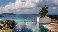 cool infinity pool of Saint Barth Villa Wings luxury holiday home, vacation rental
