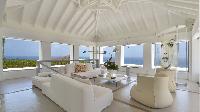 delightful sitting area in Saint Barth Villa Casa Del Mar luxury holiday home, vacation rental