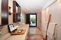 fabulous bathroom with rain shower in Saint Barth Luxury Villa Amancaya Estate vacation rental