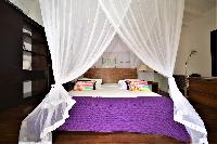 clean bed sheets in Saint Barth Luxury Villa Amancaya Estate vacation rental