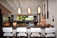 cool breakfast bar of Saint Barth Luxury Villa Amancaya Estate vacation rental