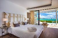 clean bed sheets in Saint Barth Villa Bleu luxury holiday home, vacation rental