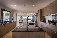 cool kitchen of Saint Barth Villa Bleu luxury holiday home, vacation rental