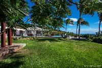lush grounds of Saint Barth Luxury Villa Blanc Bleu holiday home, vacation rental