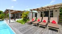 awesome swimming pool of Saint Barth Luxury Villa Evan holiday home, vacation rental
