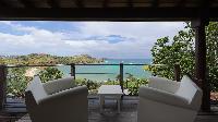 cool balcony of Saint Barth Villa Indian Song luxury holiday home, vacation rental