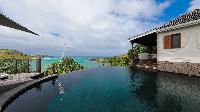 incredible exterior of Saint Barth Villa Indian Song luxury holiday home, vacation rental