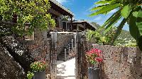 lush garden of Saint Barth Villa Indian Song luxury holiday home, vacation rental