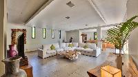 nifty living room of Saint Barth Villa K luxury holiday home, vacation rental