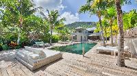 cool swimming pool of Saint Barth Villa K luxury holiday home, vacation rental