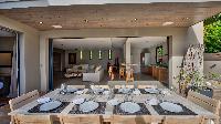 nifty dining area in Saint Barth Villa K luxury holiday home, vacation rental