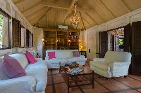 cool living room of Saint Barth Villa Lama Estate luxury holiday home, vacation rental