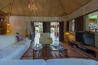 delightful sitting area in Saint Barth Villa Lama Estate luxury holiday home, vacation rental