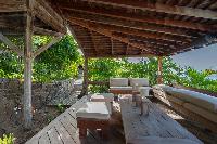 cool balcony of Saint Barth Villa Lama Estate luxury holiday home, vacation rental